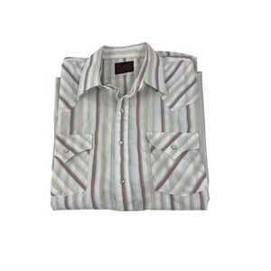 Men's Ely Short Sleeve Plaid Western Snap Shirt